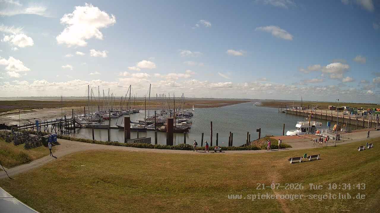 Archiv Foto Webcam Segelclub Spiekeroog