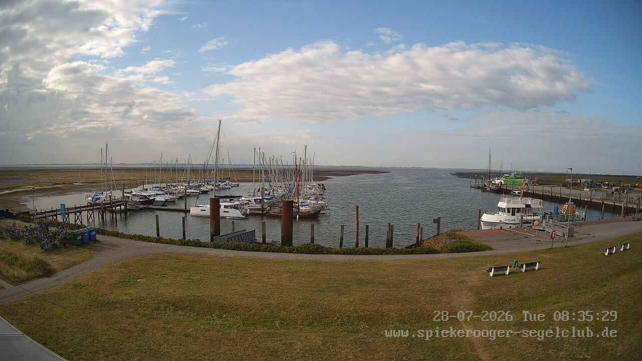 Archiv Foto Webcam Segelclub Spiekeroog