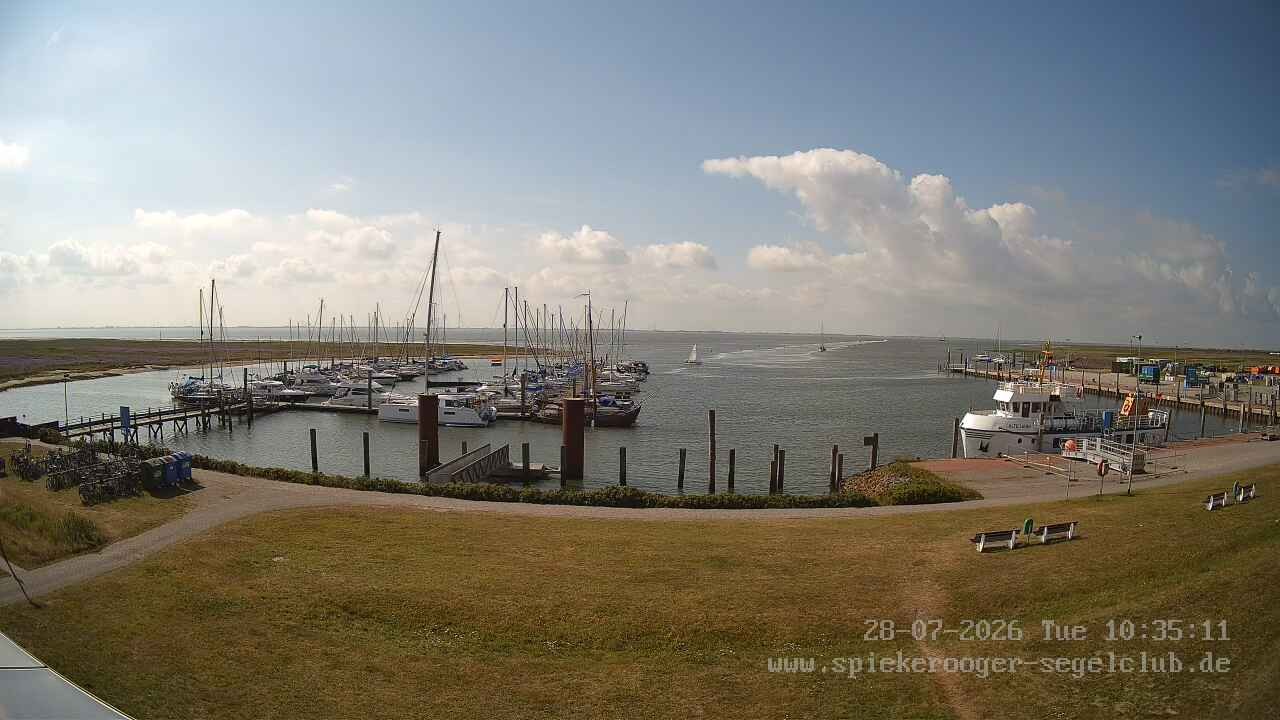 Archiv Foto Webcam Segelclub Spiekeroog