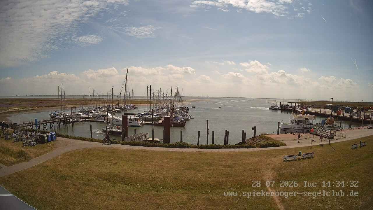 Archiv Foto Webcam Segelclub Spiekeroog