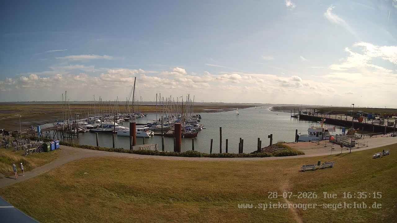 Archiv Foto Webcam Segelclub Spiekeroog