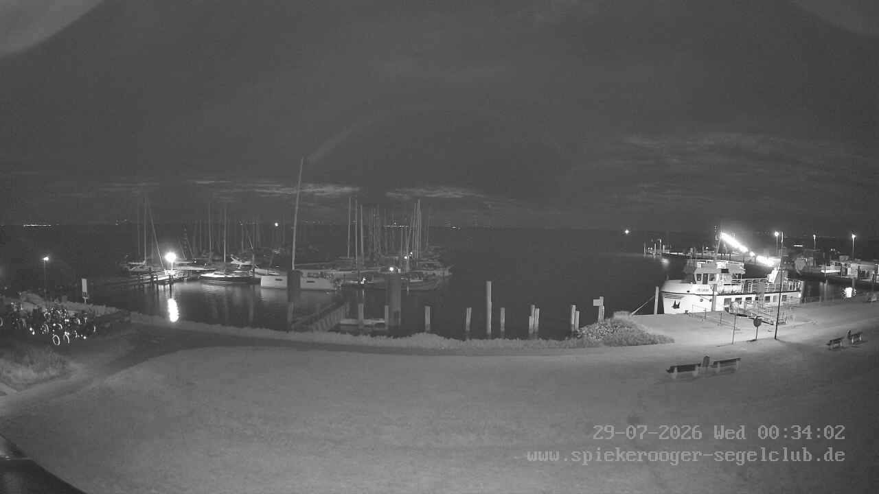 Archiv Foto Webcam Segelclub Spiekeroog