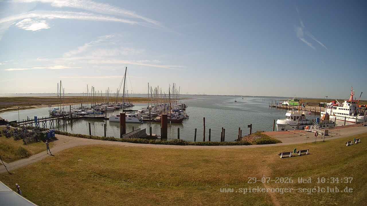 Archiv Foto Webcam Segelclub Spiekeroog