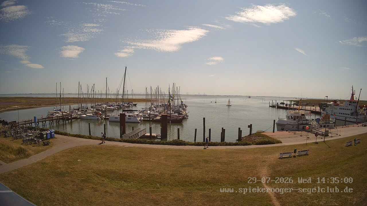 Archiv Foto Webcam Segelclub Spiekeroog