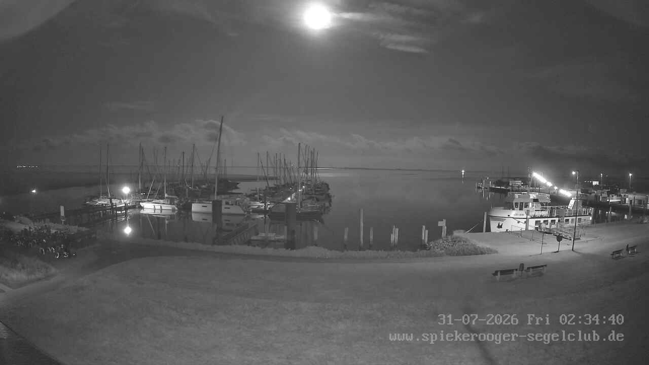 Archived image Webcam Sailing Club Spiekeroog