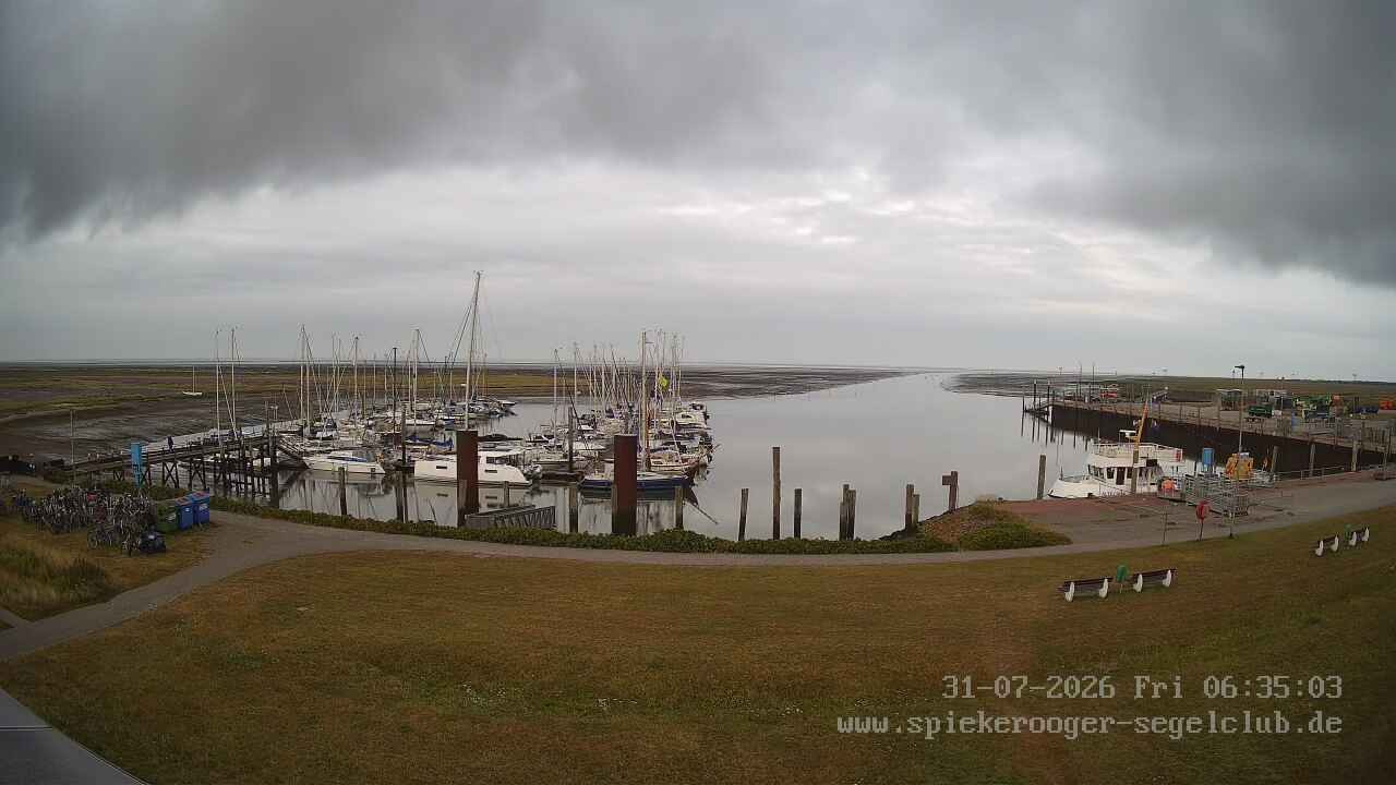 Archived image Webcam Sailing Club Spiekeroog