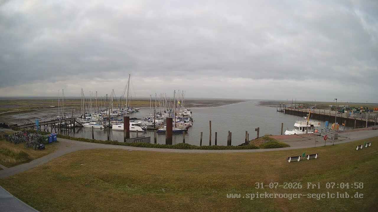 Archived image Webcam Sailing Club Spiekeroog
