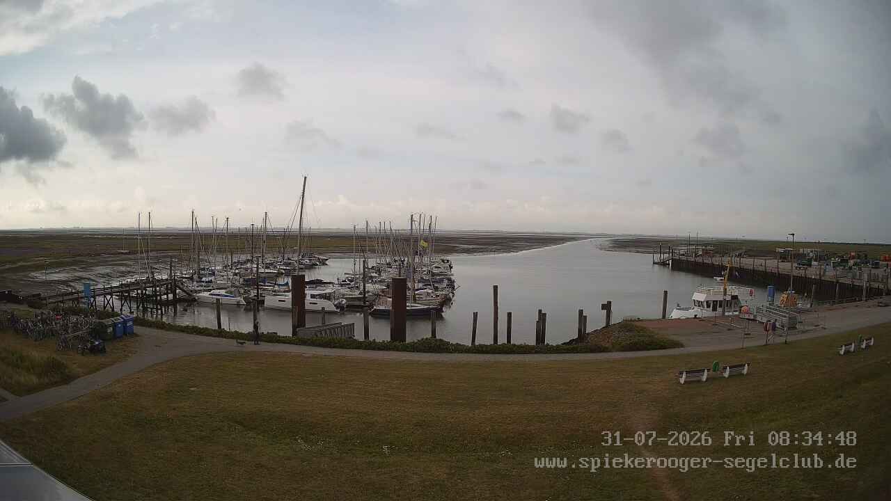 Archived image Webcam Sailing Club Spiekeroog