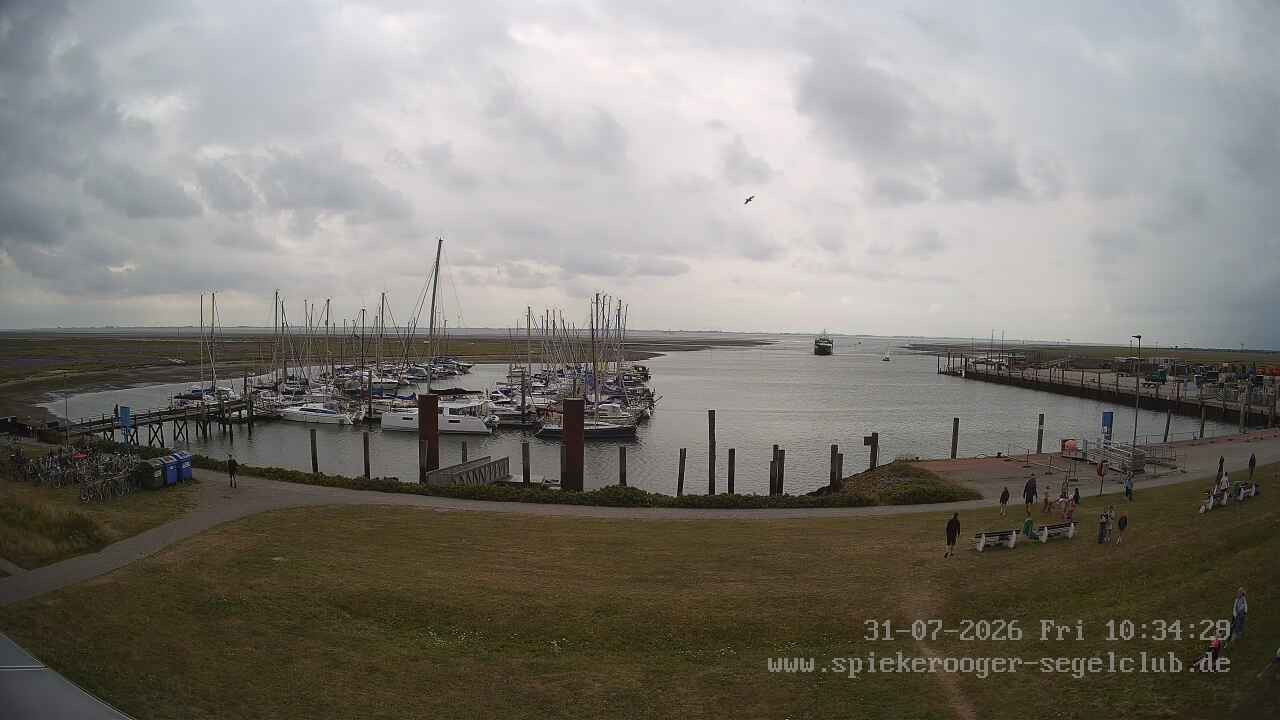 Archived image Webcam Sailing Club Spiekeroog