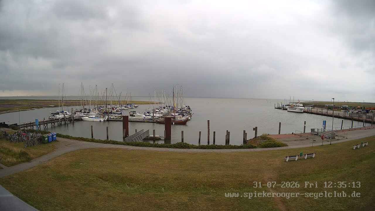 Archived image Webcam Sailing Club Spiekeroog