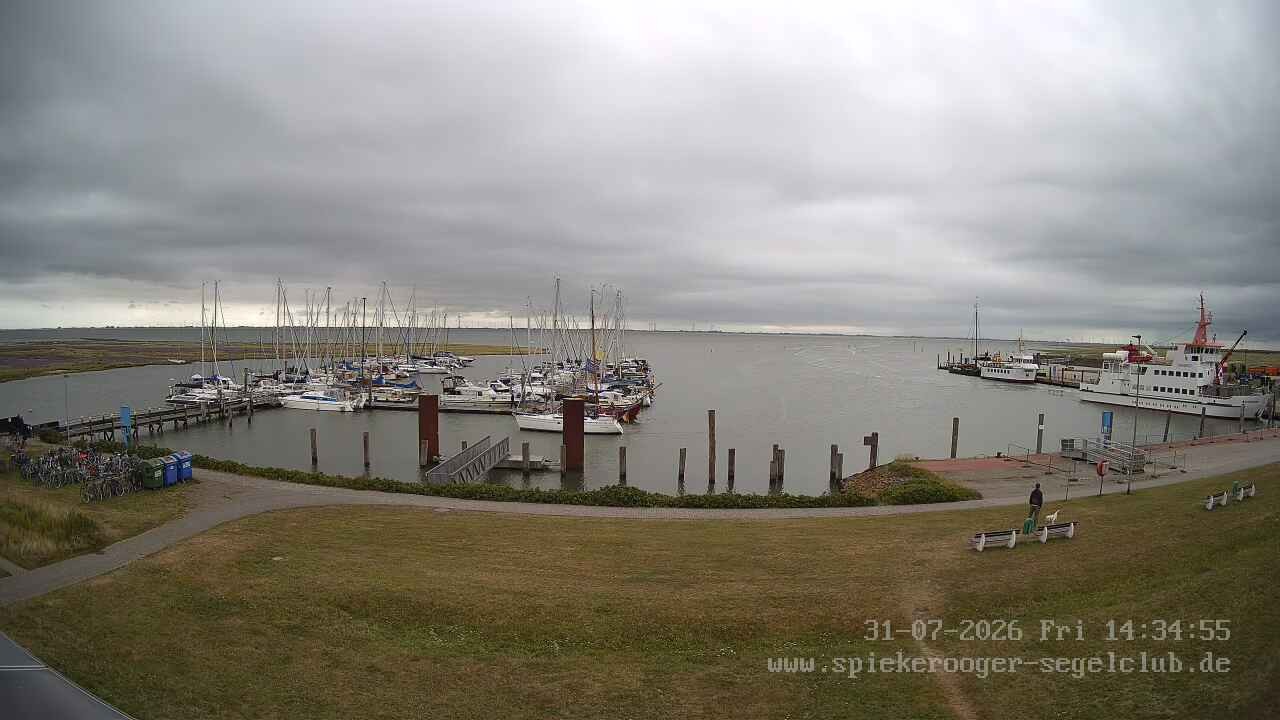 Archived image Webcam Sailing Club Spiekeroog