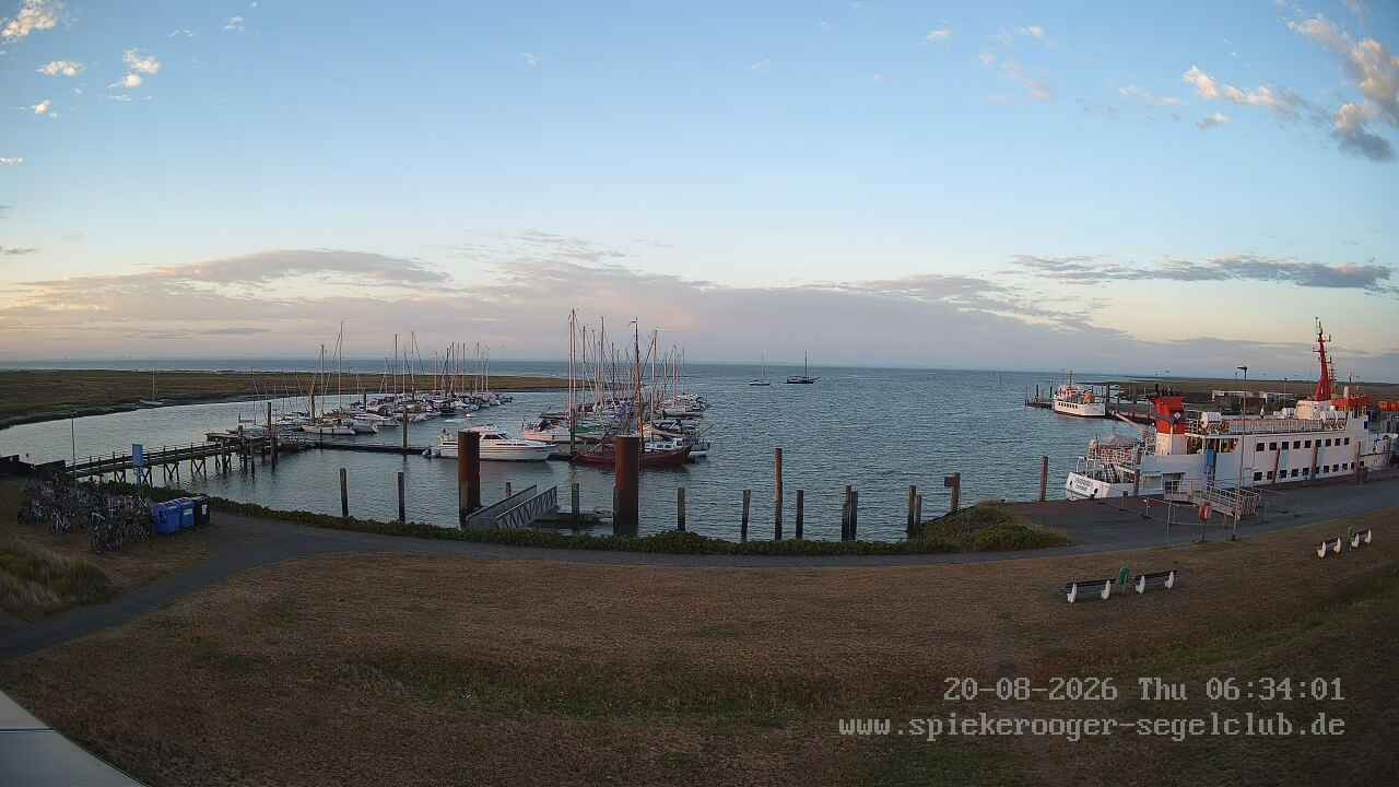 Archiv Foto Webcam Segelclub Spiekeroog
