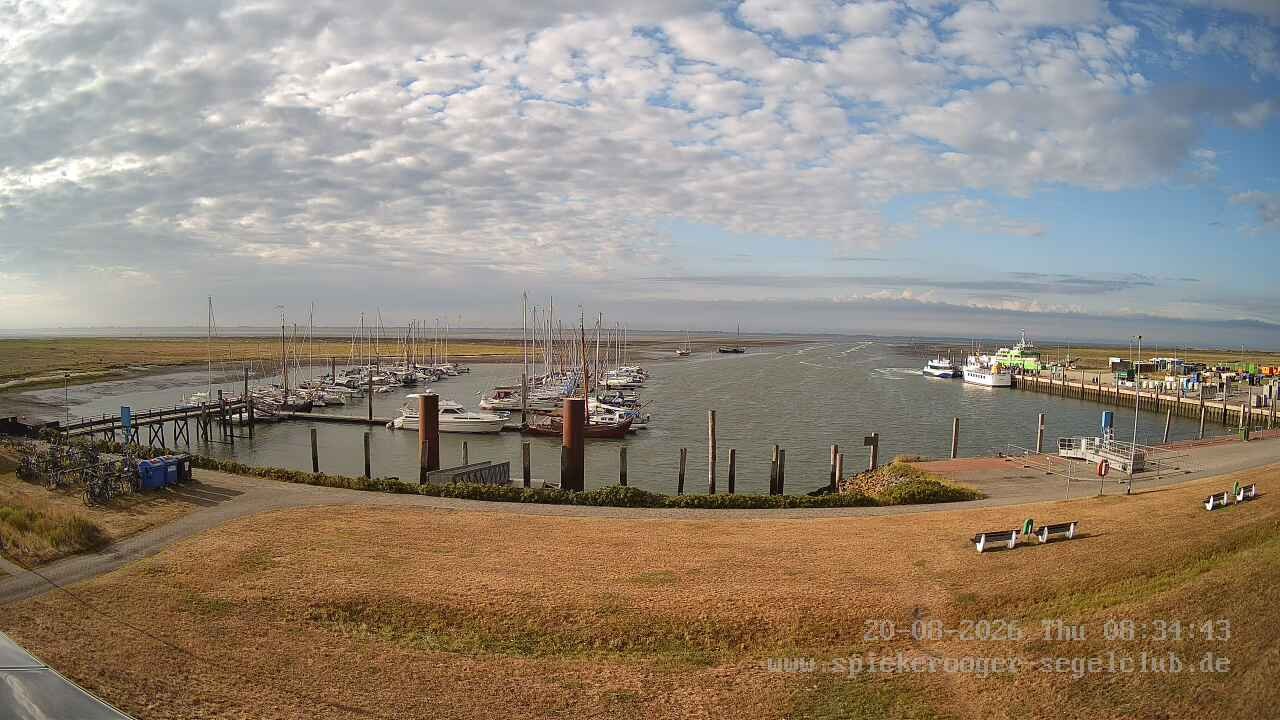 Archiv Foto Webcam Segelclub Spiekeroog