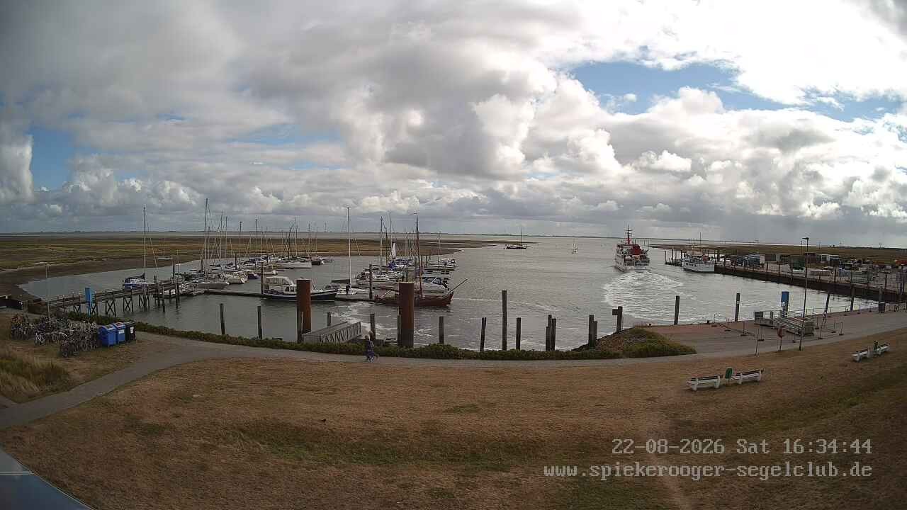 Archiv Foto Webcam Segelclub Spiekeroog