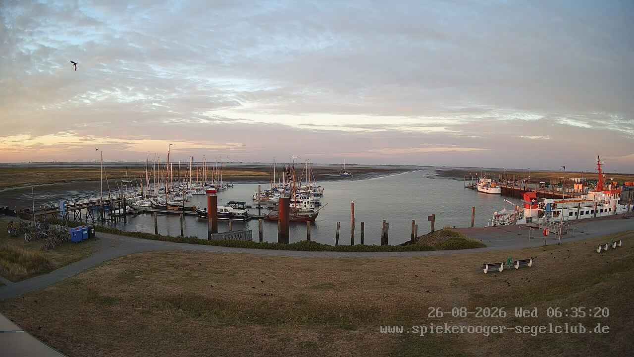 Archived image Webcam Sailing Club Spiekeroog