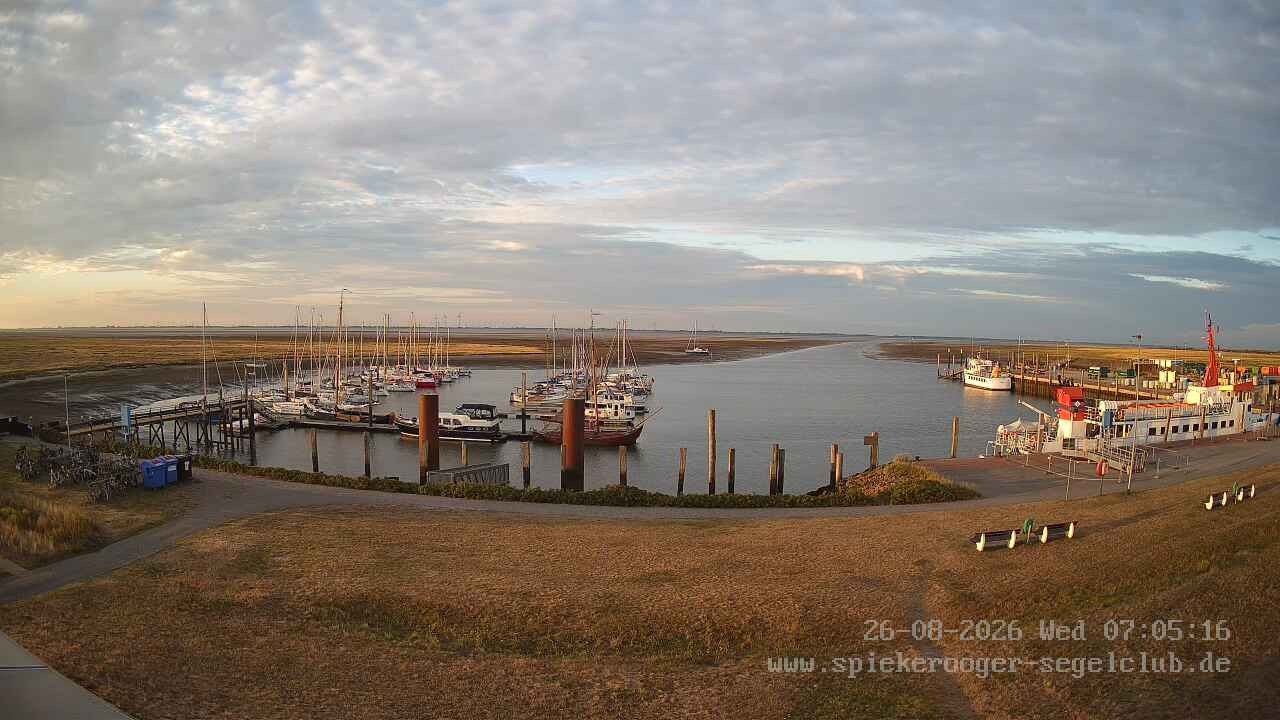 Archived image Webcam Sailing Club Spiekeroog