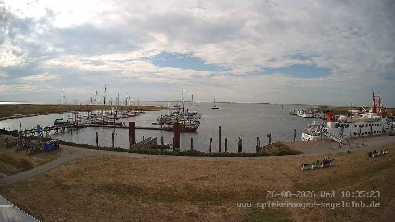 Archived image Webcam Sailing Club Spiekeroog