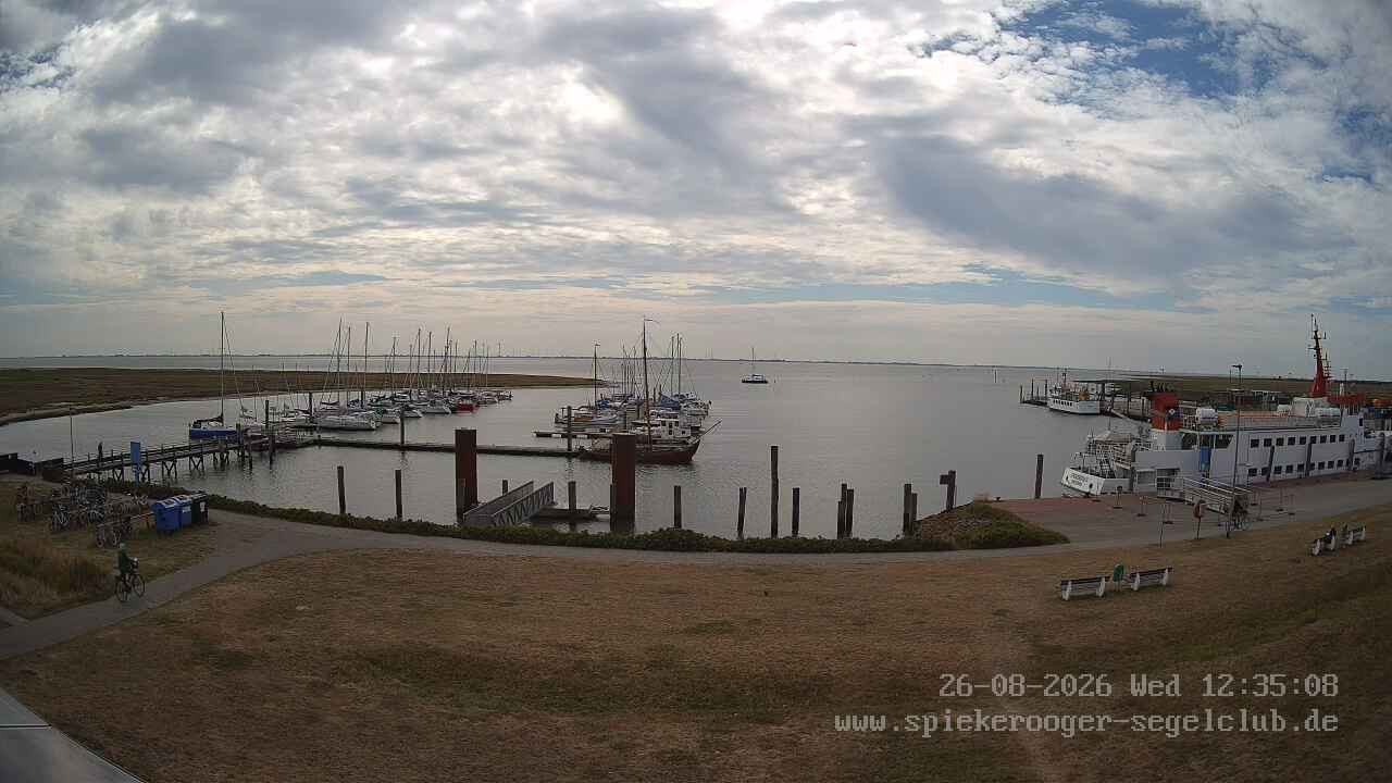 Archived image Webcam Sailing Club Spiekeroog