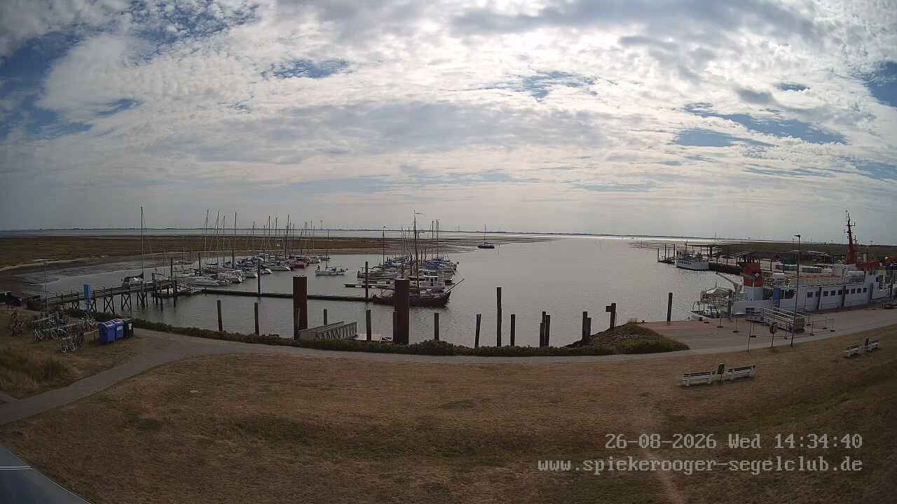 Archived image Webcam Sailing Club Spiekeroog