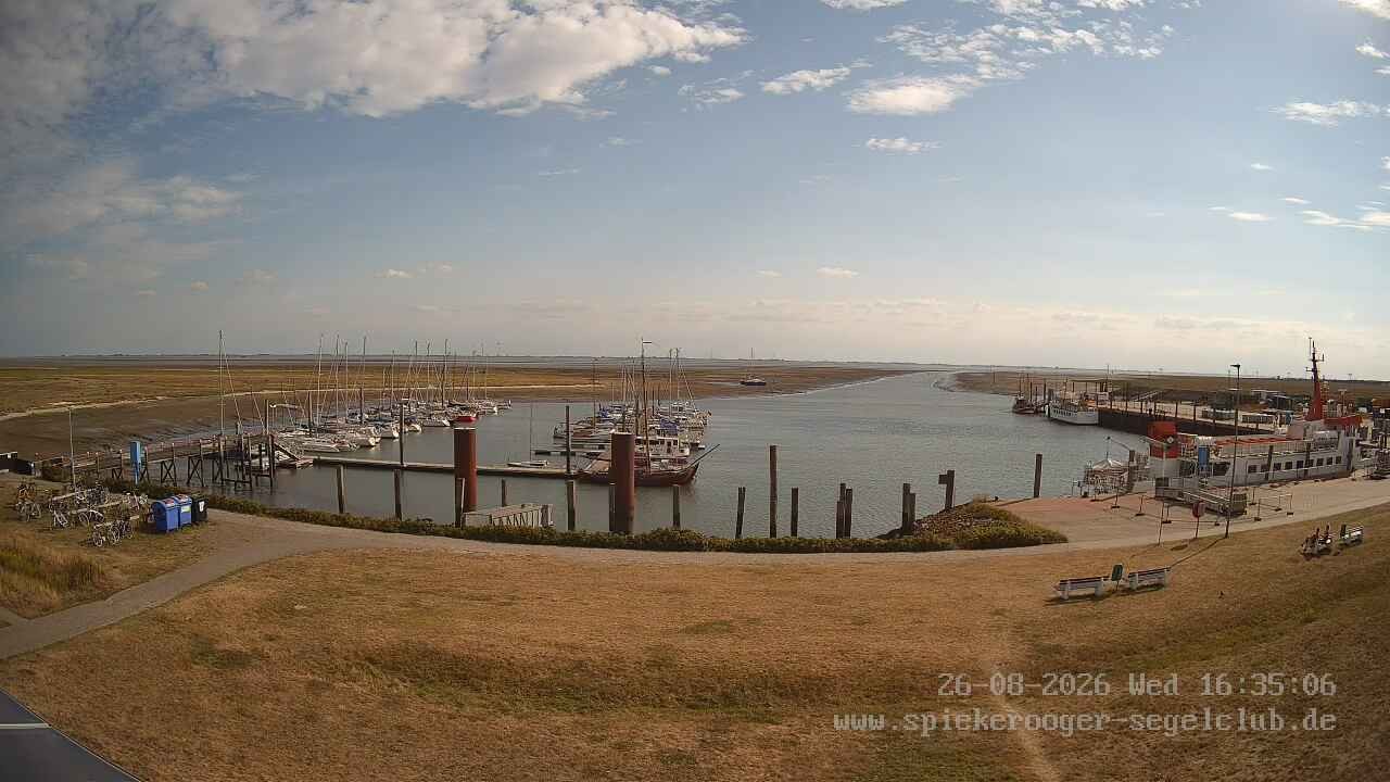 Archived image Webcam Sailing Club Spiekeroog