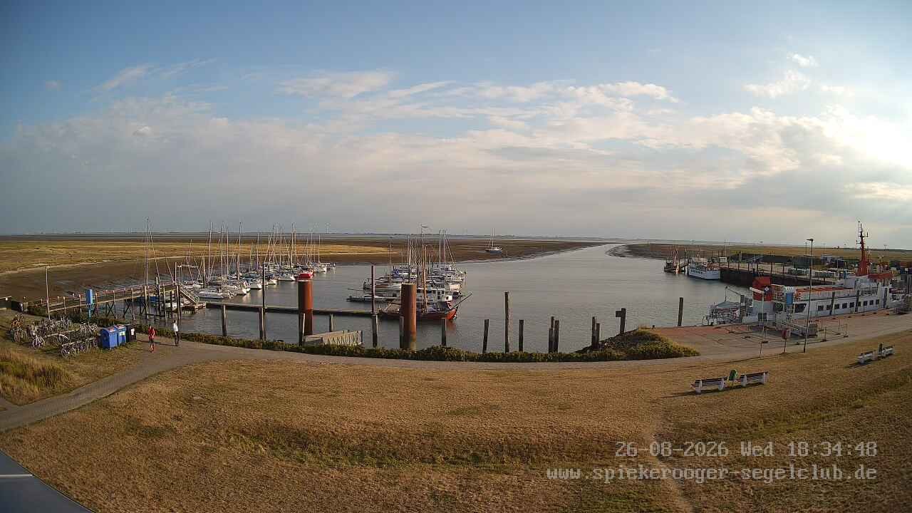 Archived image Webcam Sailing Club Spiekeroog