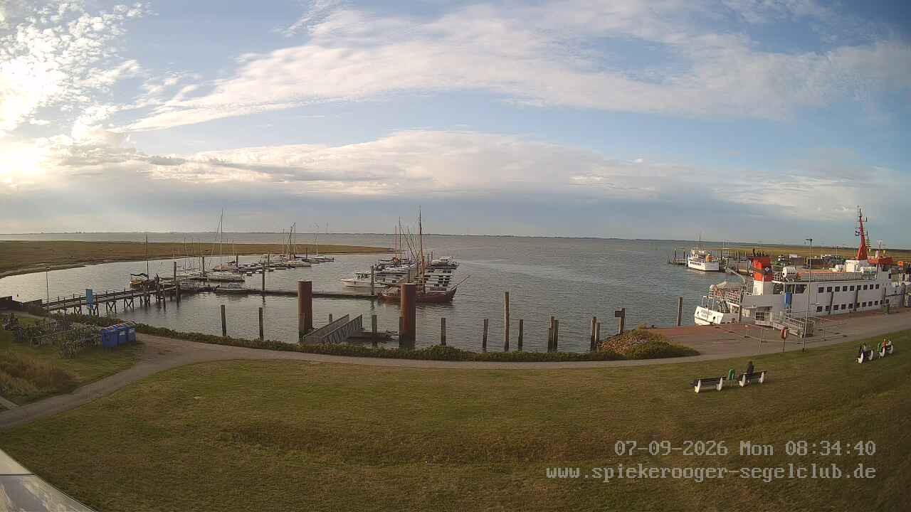 Archiv Foto Webcam Segelclub Spiekeroog