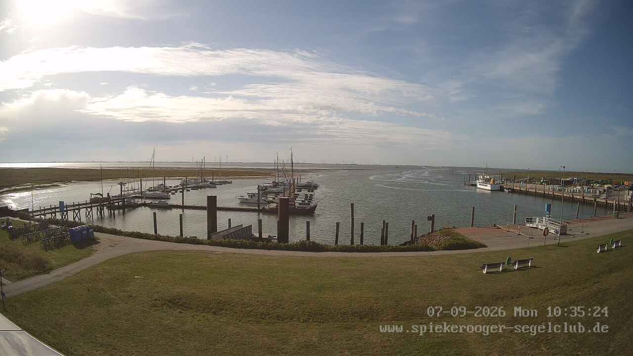 Archiv Foto Webcam Segelclub Spiekeroog