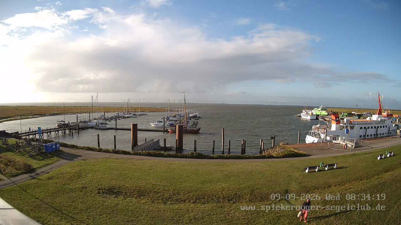 Archiv Foto Webcam Segelclub Spiekeroog