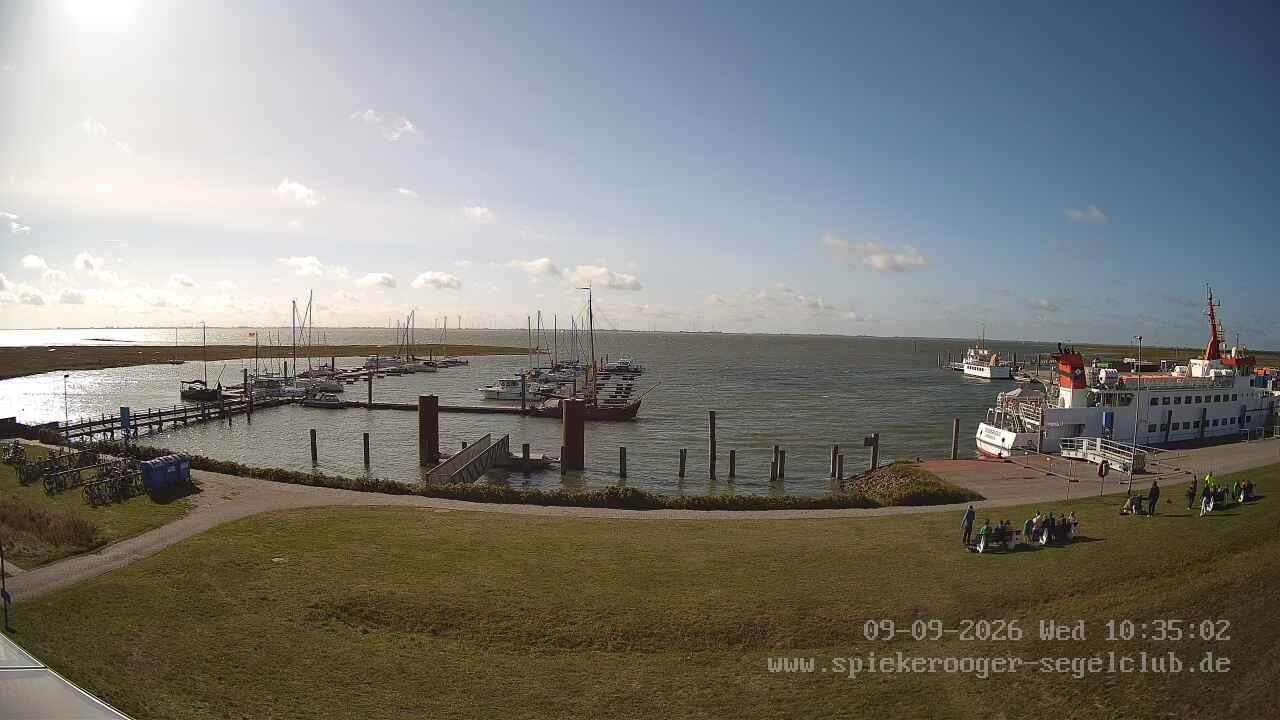 Archiv Foto Webcam Segelclub Spiekeroog