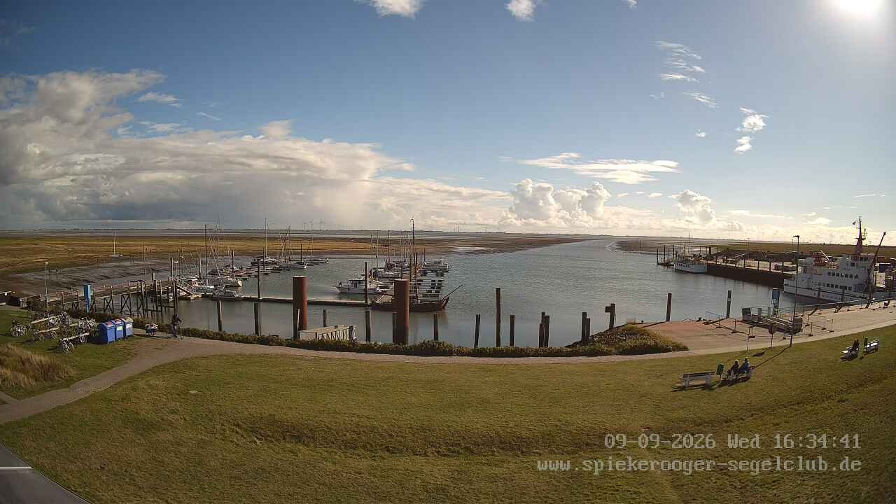 Archiv Foto Webcam Segelclub Spiekeroog
