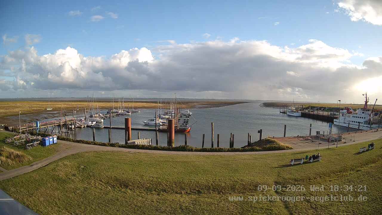 Archiv Foto Webcam Segelclub Spiekeroog