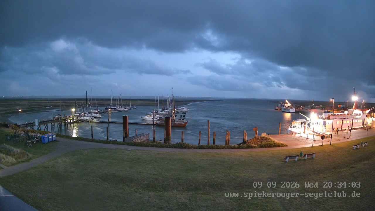 Archiv Foto Webcam Segelclub Spiekeroog