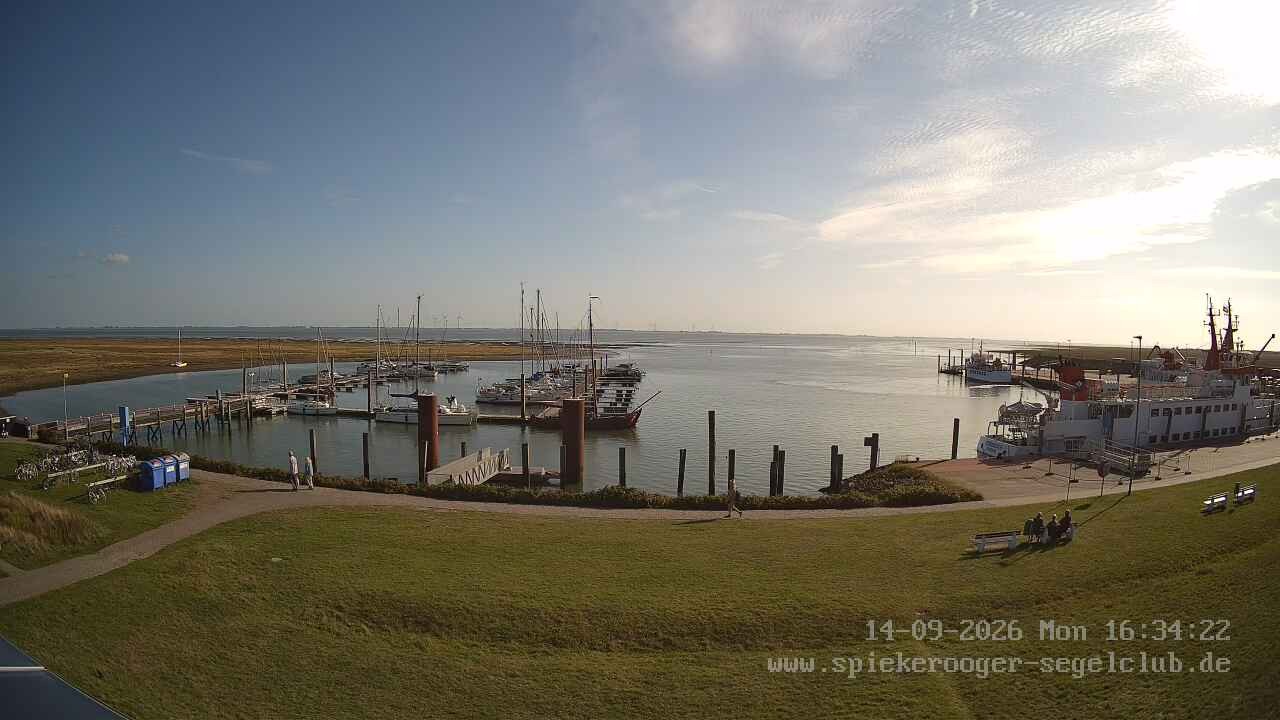 Archiv Foto Webcam Segelclub Spiekeroog