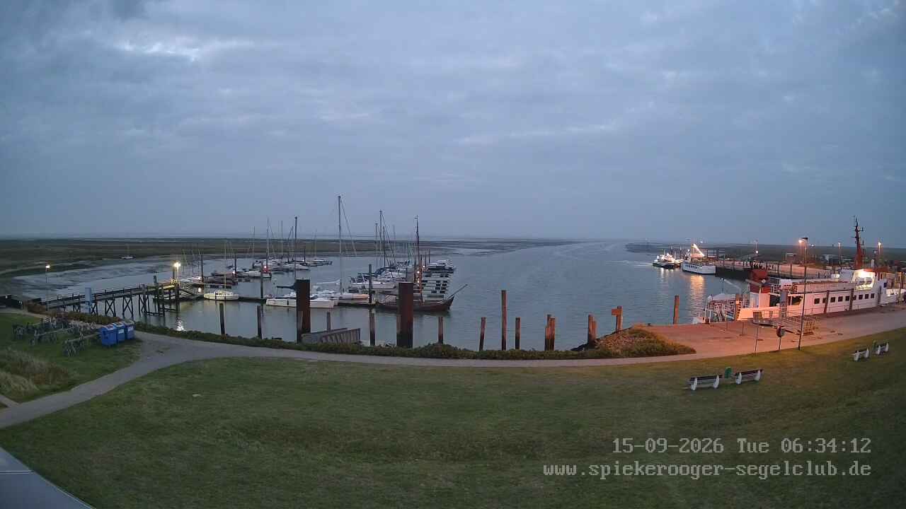 Archiv Foto Webcam Segelclub Spiekeroog