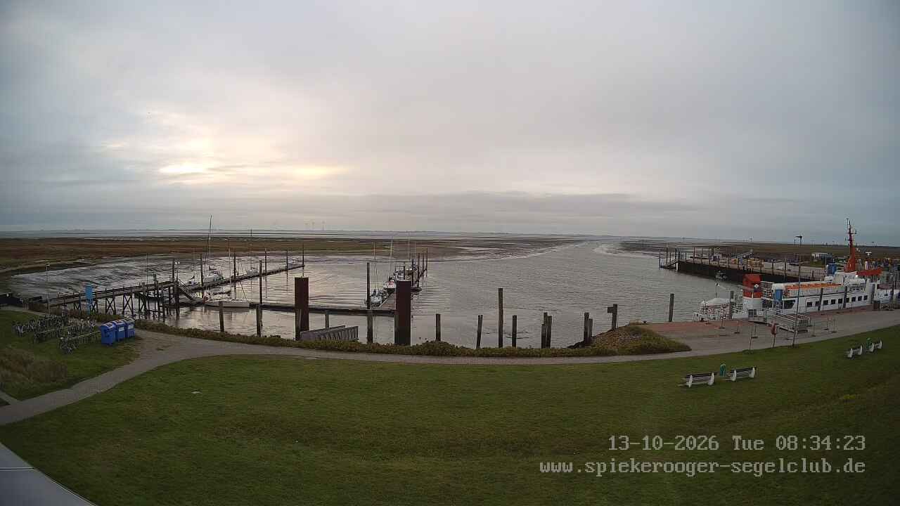 Archived image Webcam Sailing Club Spiekeroog