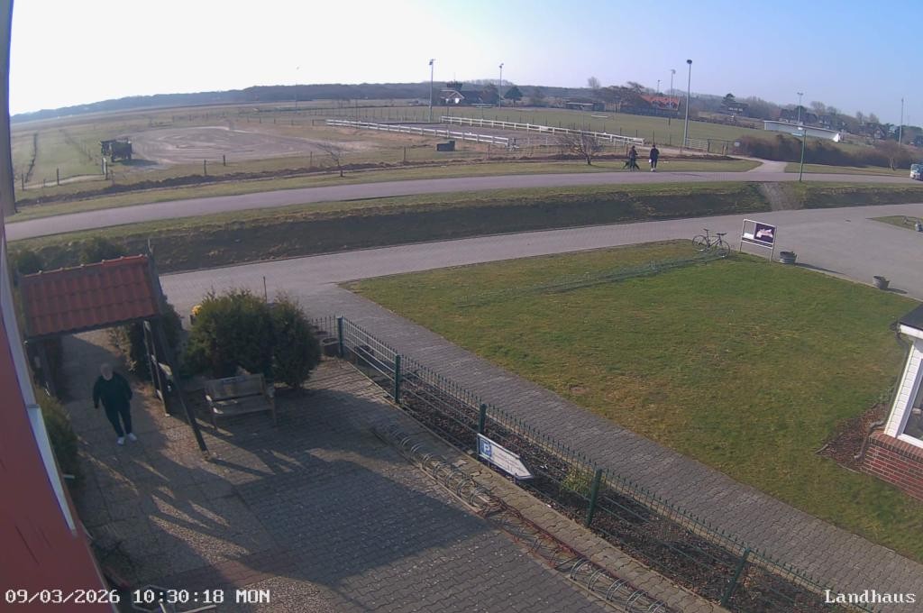 Archiv Foto Webcam Langeoog: Landhaus am Schniederdamm