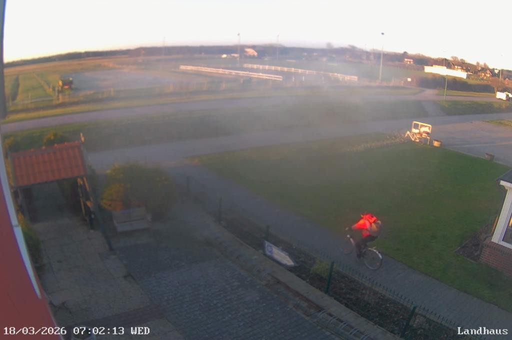 Archiv Foto Webcam Langeoog: Landhaus am Schniederdamm