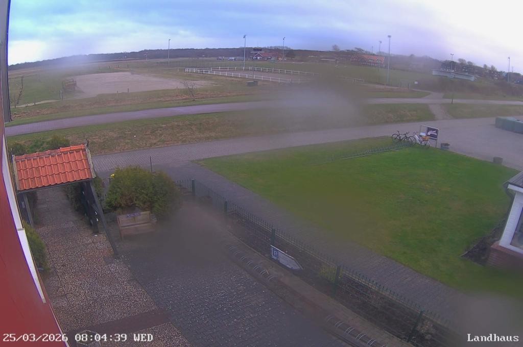 Archiv Foto Webcam Langeoog: Landhaus am Schniederdamm