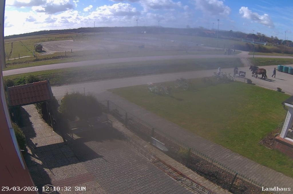 Archiv Foto Webcam Langeoog: Landhaus am Schniederdamm