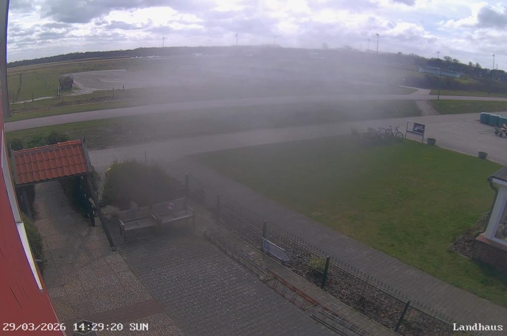 Archiv Foto Webcam Langeoog: Landhaus am Schniederdamm
