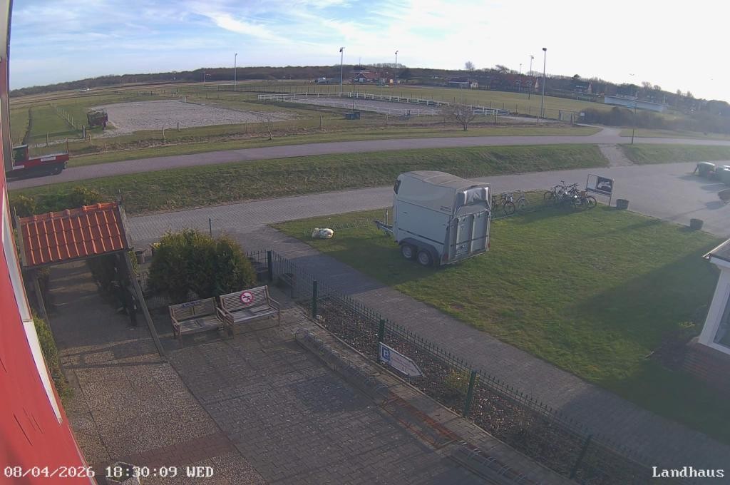 Archiv Foto Webcam Langeoog: Landhaus am Schniederdamm