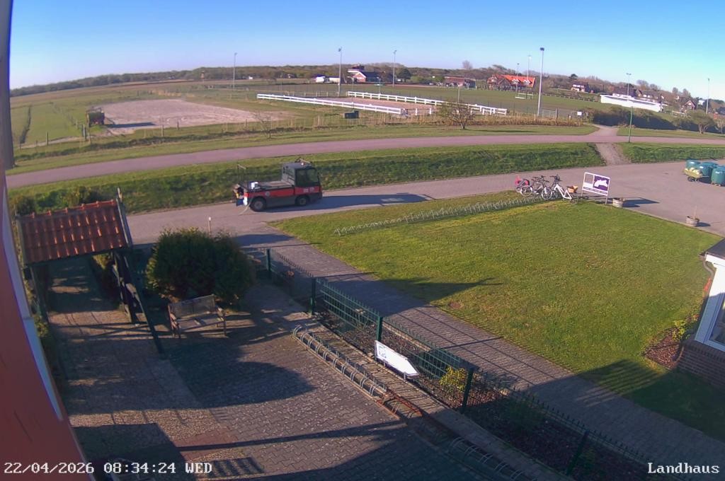 Archiv Foto Webcam Langeoog: Landhaus am Schniederdamm