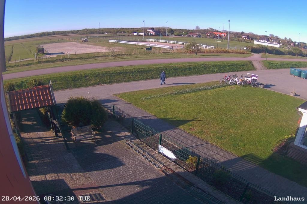 Archiv Foto Webcam Langeoog: Landhaus am Schniederdamm
