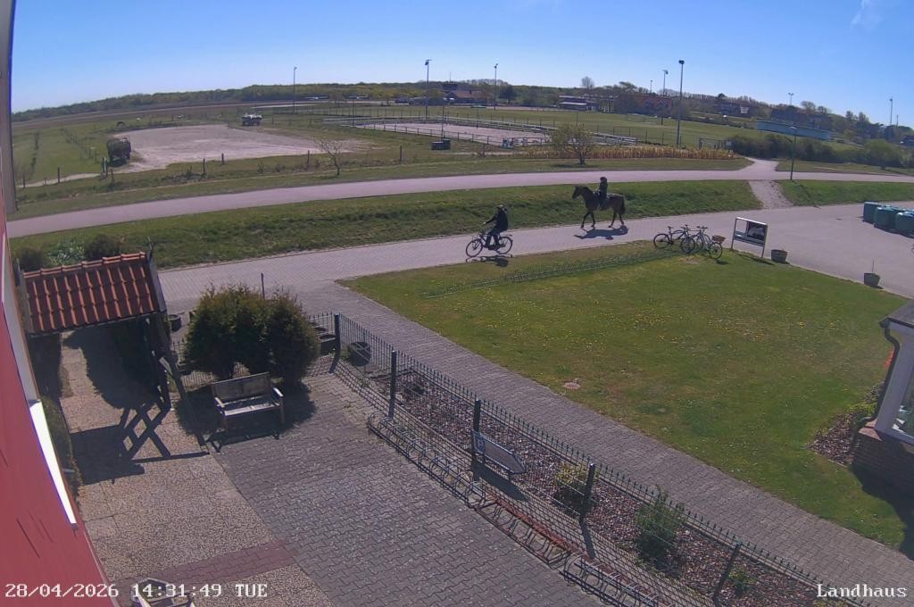 Archiv Foto Webcam Langeoog: Landhaus am Schniederdamm