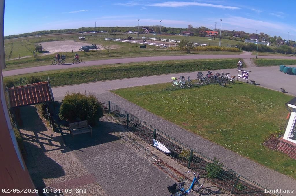 Archiv Foto Webcam Langeoog: Landhaus am Schniederdamm