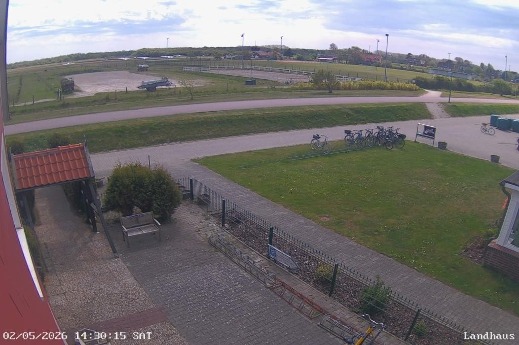 Archiv Foto Webcam Langeoog: Landhaus am Schniederdamm