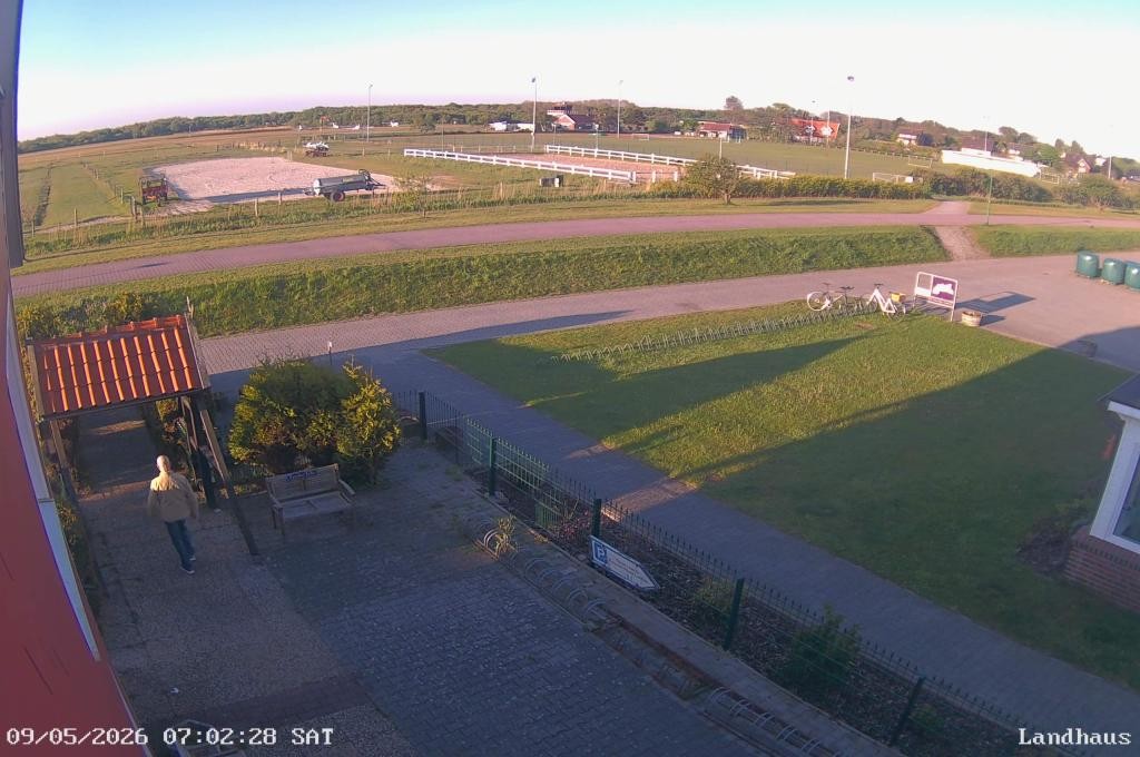 Archiv Foto Webcam Langeoog: Landhaus am Schniederdamm