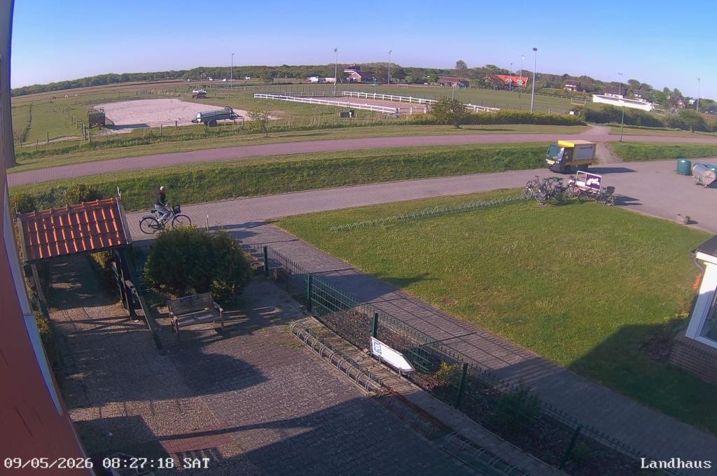 Archiv Foto Webcam Langeoog: Landhaus am Schniederdamm