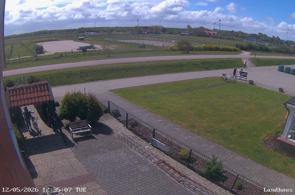Archiv Foto Webcam Langeoog: Landhaus am Schniederdamm