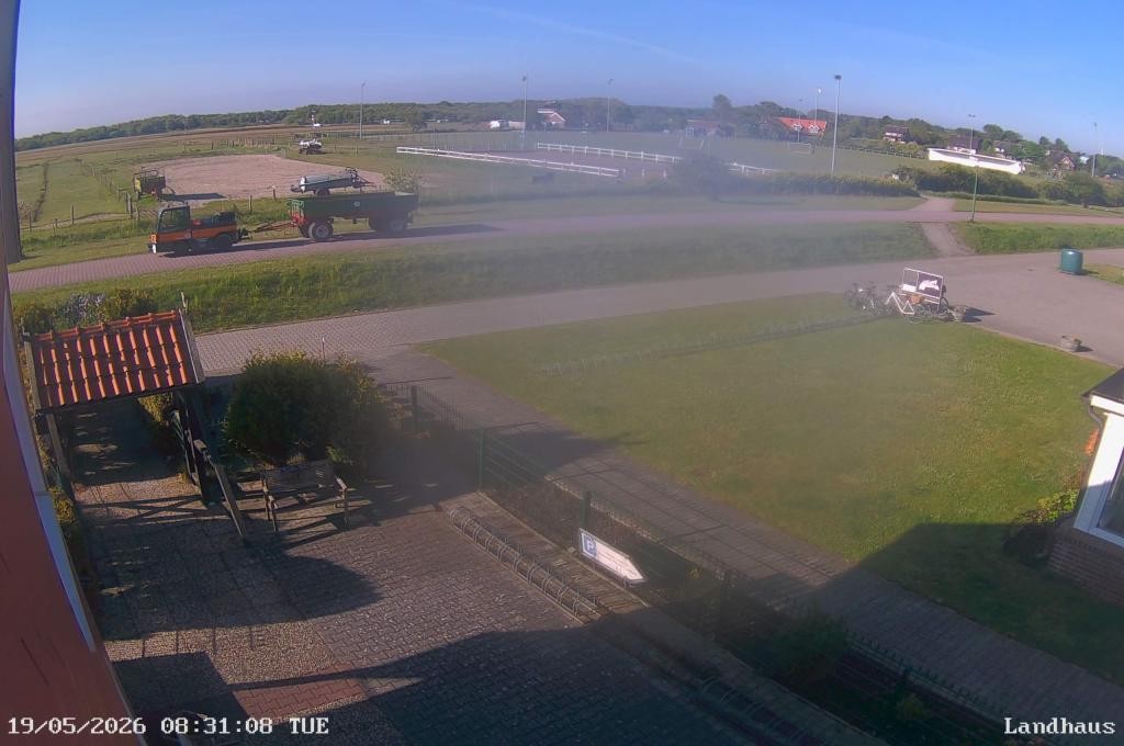 Archiv Foto Webcam Langeoog: Landhaus am Schniederdamm